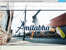 Tablet Screenshot of amitabha.be